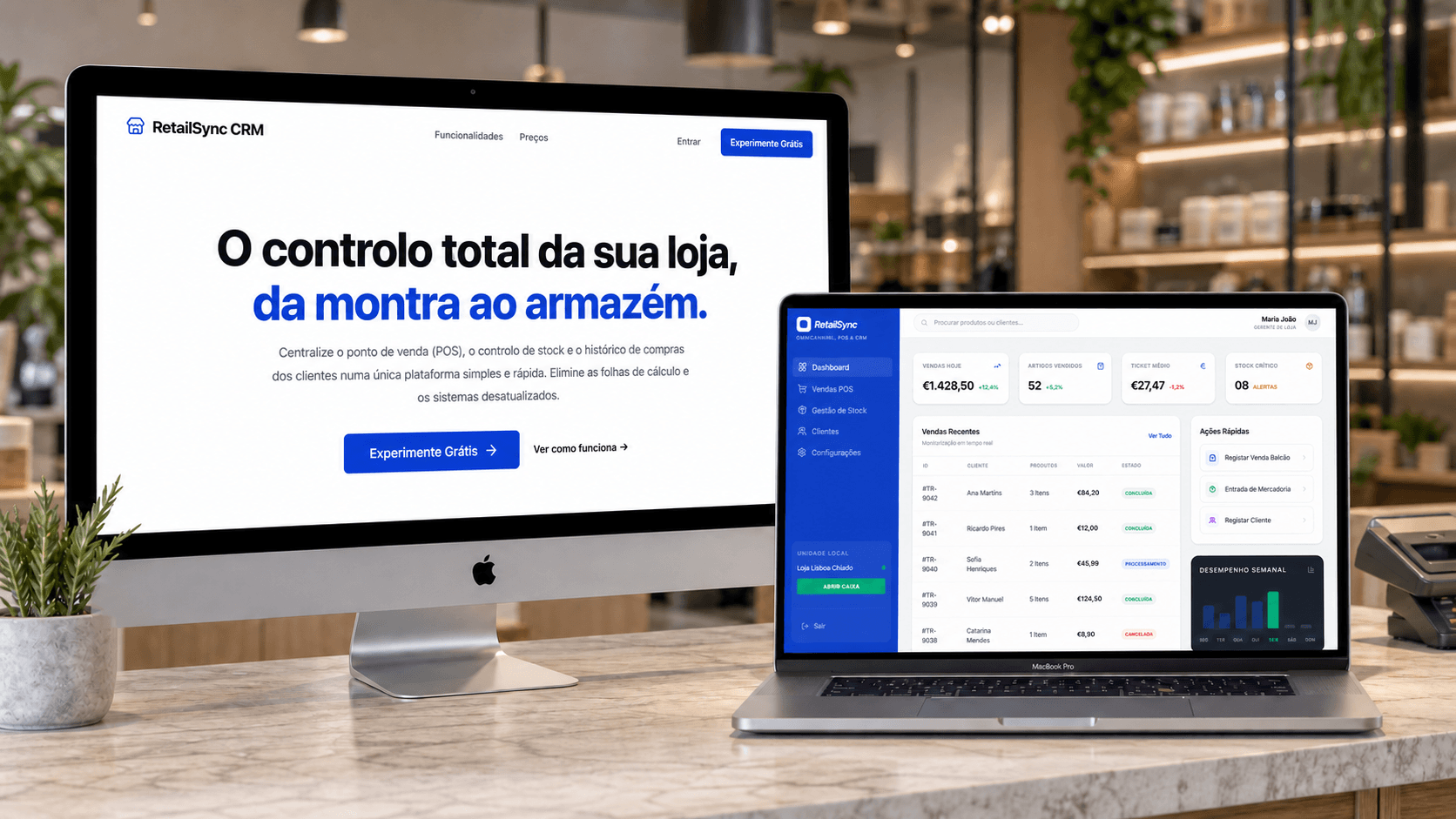 RetailSync CRM: Plataforma Omnicanal para Gestão de Retalho
